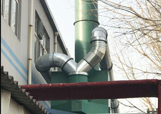 青島環(huán)保設(shè)備除塵器廠房應(yīng)用實景圖